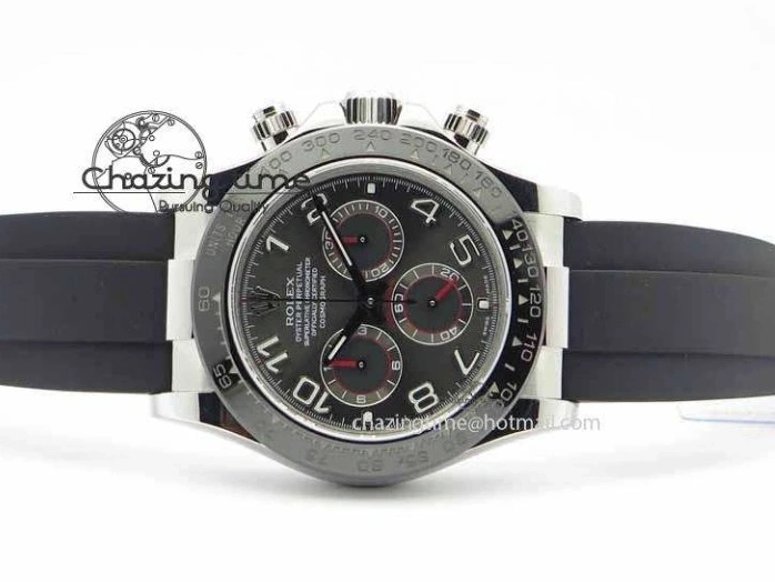 MiroTime 0129 RelaxedFit Daytona 116519LN 2016 Baselworld JH Best Edition Gray Dial On Rubber Strap A4130 (Free XS rubber strap) 3649